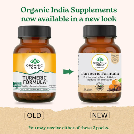 Organic India Turmeric Formula - 60 Veg Capsules