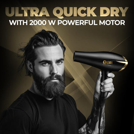 BEARDO Studio Professional Tornado Hair Dryer With 2000 Watts Power