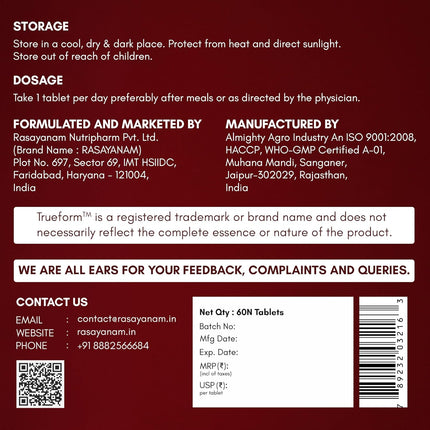 Rasayanam Iron Supplement 60 Tablet