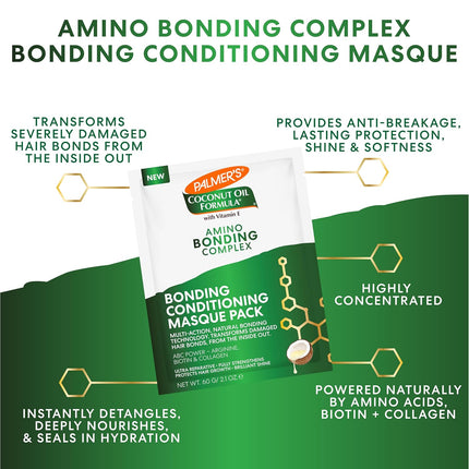 Palmer's Amino Bonding Complex Hair Mask, Intense Conditioning Masque Pack-60g