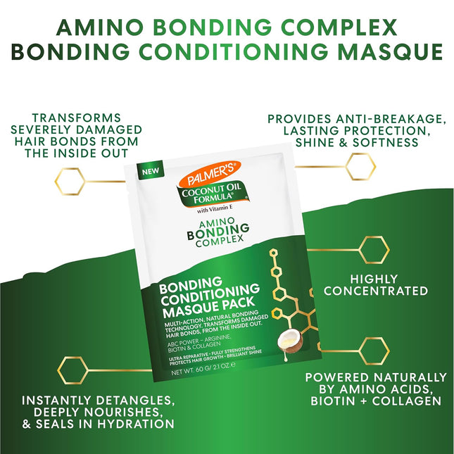 Palmer's Amino Bonding Complex Hair Mask, Intense Conditioning Masque Pack-60g