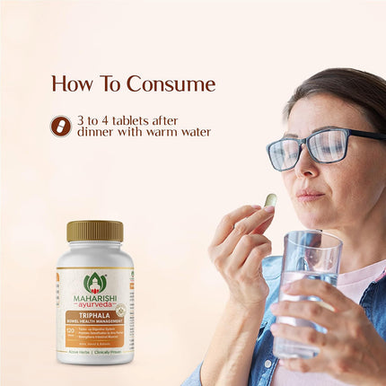 Maharishi Ayurveda Triphala Tablets 1000mg 120 Tablets
