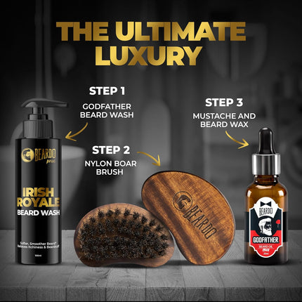 Beardo Irish Royale Prive Beard Wash For Men, 100 ml