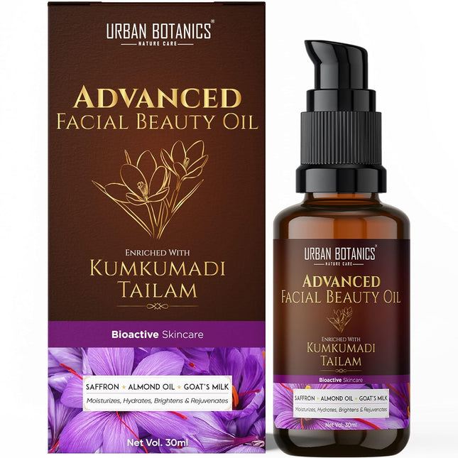 UrbanBotanics Kumkumadi Tailam Oil Face -30ml