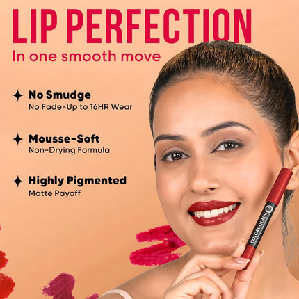 Colors Queen Color It All Long Lasting Crayon Lipstick -3.5g