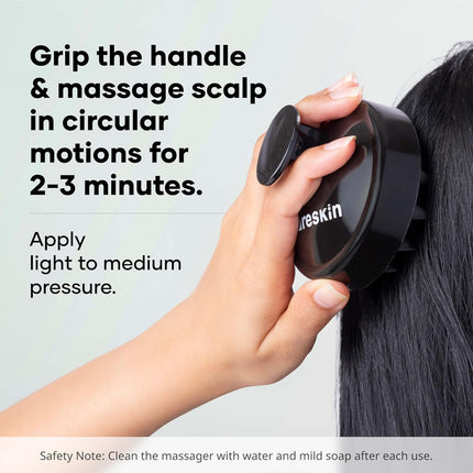 Cureskin Head Massager with Medical-Grade Silicone Bristles
