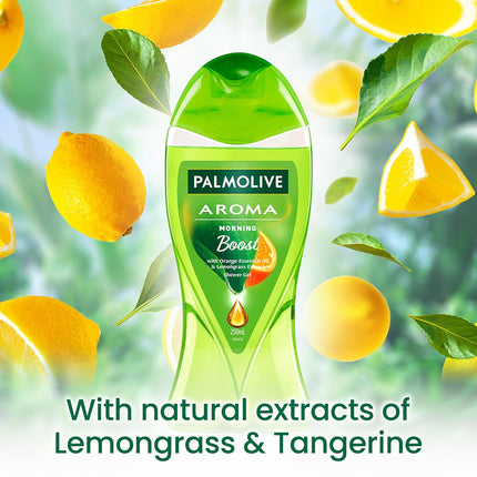Palmolive Aroma Morning Tonic Body Wash, Pack of 2 x 250ml Shower Gel