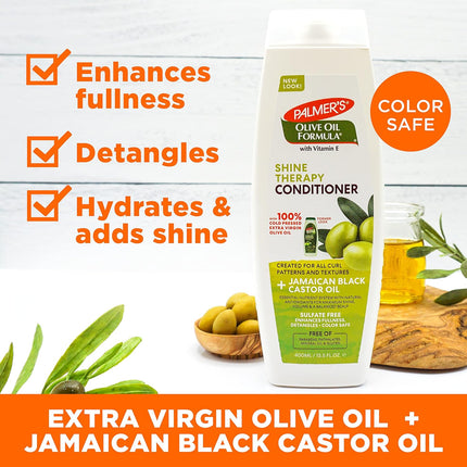 Palmer's Olive Oil Conditioner For Shine, Volume & Balanced Scalp-400ml