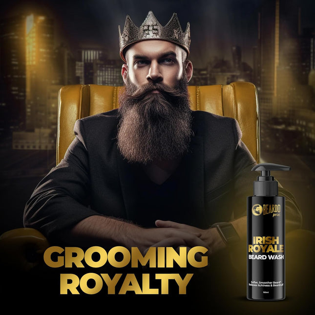 Beardo Irish Royale Prive Beard Wash For Men, 100 ml