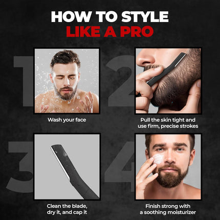 Beardo Beard Styling Tool Men | Pack of 3