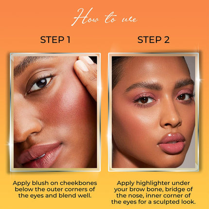 INSIGHT Blush & Highlight Palette-27g