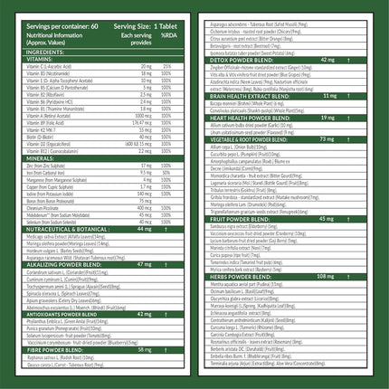 Carbamide Forte Plant Based Multivitamin 60 Veg Tablets