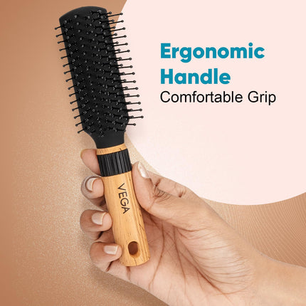 Vega Compact Hair Brush for Women & Men