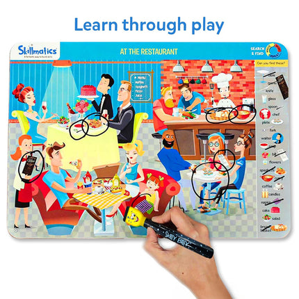 Skillmatics Search and Find Educational Activity  Arts & Crafts, Builds Vocabulary, Gifts for Ages 3, 4, 5, 6