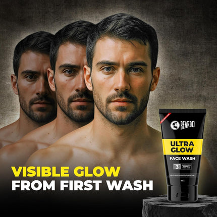 Beardo Ultraglow Face Wash Men Niacinamide, Vitamin C & Kojic Acid