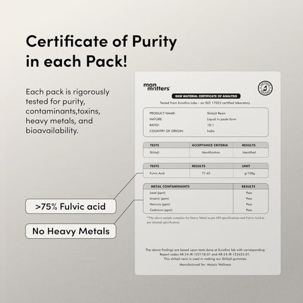 Man Matters Pure Himalayan Shilajit