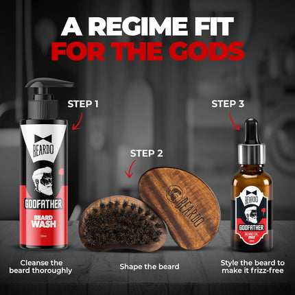 Beardo Godfather Lite Beard and Moustache Oil, 30 ml