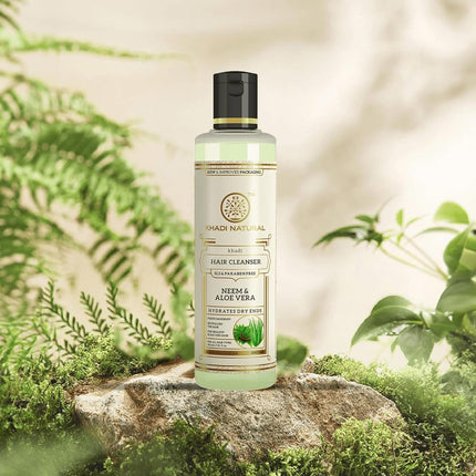 Khadi Natural Neem & Aloe Vera Herbal Shampoo-210ml