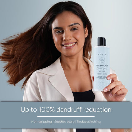 Arata Anti-Dandruff Shampoo | With Neem, Tea Tree Oil & Piroctone Olamine -200ml