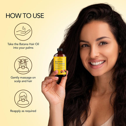 Botanic Hearth Raw Batana Oil for Hair Growth-118ML