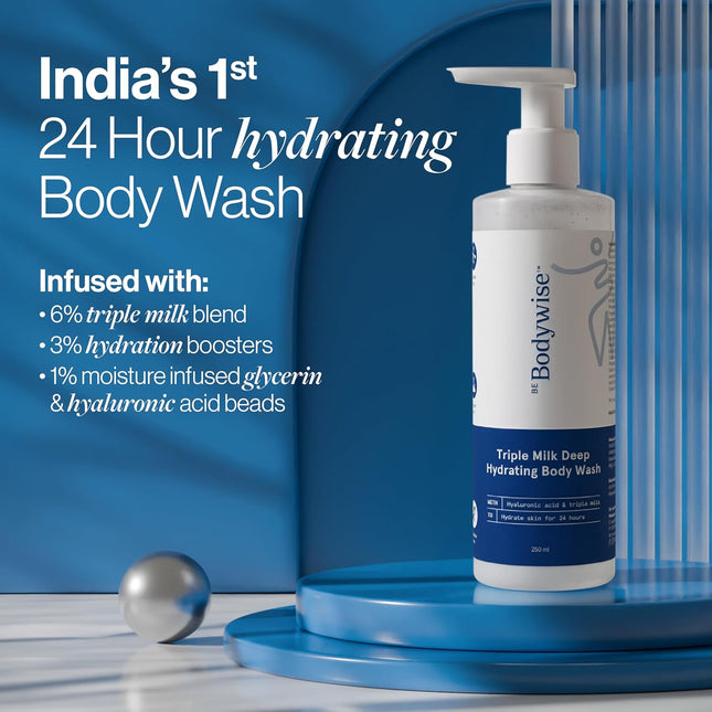 Be Bodywise Triple Milk Deep Moisturizing Body Wash 250ml