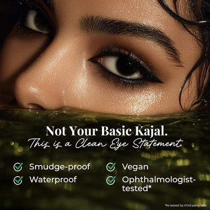 Just Herbs Retractable 2 in 1 Herbal Eyeliner + Kajal with Almond Oil & Vitamin E 11-0.3g