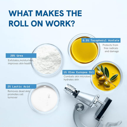 Be Bodywise Dry Skin & Heel Repair Roll On Kit