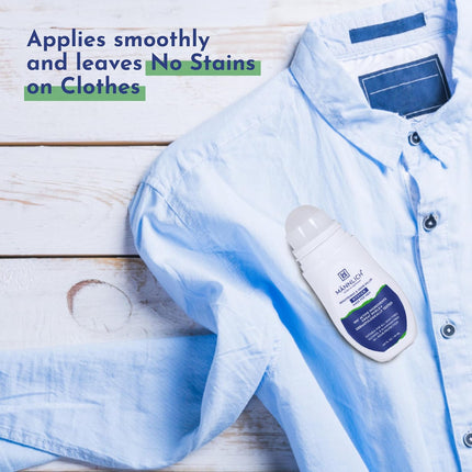 Mannlich Underarm Roll-On for Men, 2% Kojic & Salicylic Acid, Lactic Acid, Alpha Arbutin, 4% AHA & BHA 50ml-Pack of 2