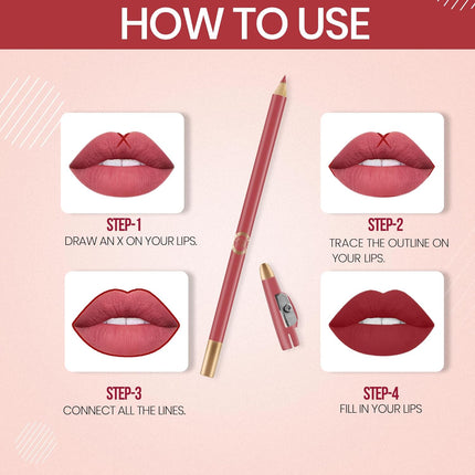 Colors Queen Matte Eyeliner & Lip Liner Enriched with Vitamin A & E