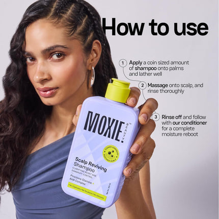 Moxie Beauty Scalp Reviving Anti-Dandruff Shampoo | AHA-BHA -200ml
