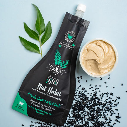 Nat Habit Curry Sesame NutriMask Fresh Hair Mask