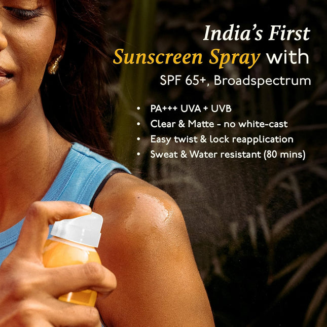 ASAYA Body Sunscreen Spray SPF 65 | 100ml