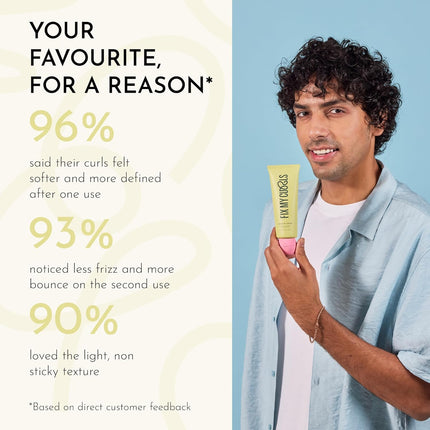 Fix My Curls Leave In Cream | Enriched with Jojoba Oil & Nigella Sativa Seed Oil - 100g