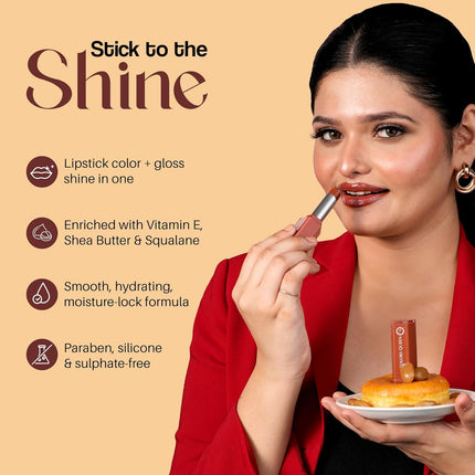 Colors Queen Gloss Stick | Lightweight & Non-Sticky Lip Gloss-3.6g