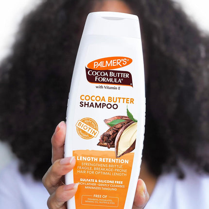 Palmer's Cocoa Butter & Biotin Shampoo for Hair Length Retention, Strengthening & Enhanced Shine - 400ml