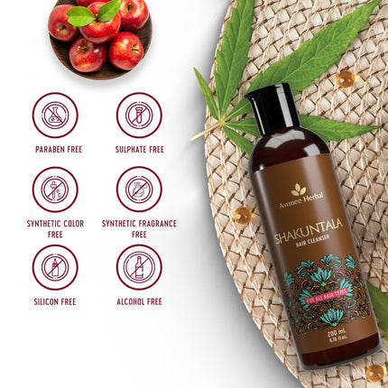 Avimee Herbal Shakuntala Hair Cleanser Shampoo For Men & Women | 200 ml