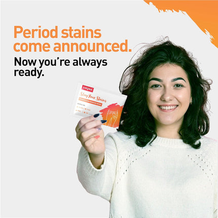 Sirona Period Stain Remover Wipes for Women - Pack of 10