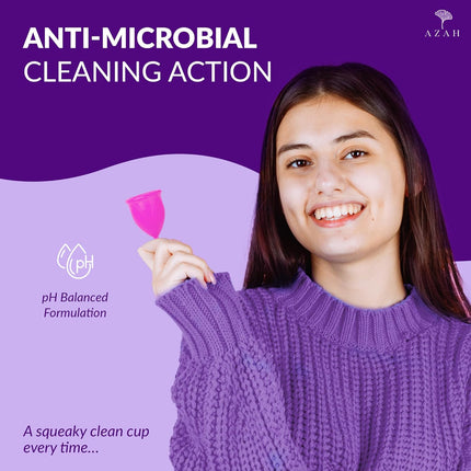 AZAH Menstrual Cup Wash 100 ml | Plant-Based