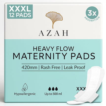 Azah Maternity Pads after Delivery XXXL Sanitary Napkins for Women