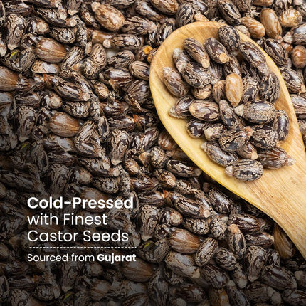 Nat Habit Cold Pressed 100% Pure Castor (Arandi) Oil -200 ml
