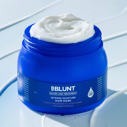 BBLUNT Intense Moisture Hair Mask With Jojoba Oil & Vitamin E-250g