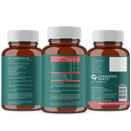 Carbamide Forte 5X Strength Magnesium Supplement 2000mg - 120 Tablets