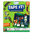 Skillmatics Puzzle Activity - Tape It Animals, 150+ Easy-Tear Stickers, Art & Craft Kit for Kids Ages 4, 5, 6, 7, 8