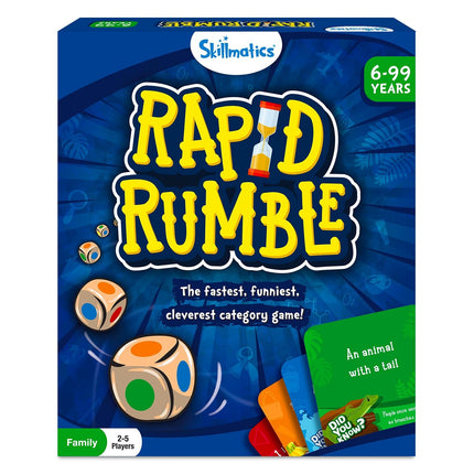 Skillmatics Rapid Rumble - Fast-Paced Board Game for Kids Gift for Ages 6, 7, 8, 9 & Up