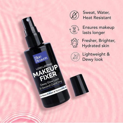 Blue Heaven Long Lasting Makeup Fixer | Infused With Aloe Vera, Vitamin- E and Vitamin B5 -60ml