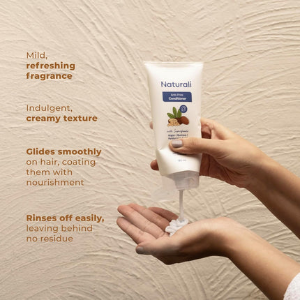 Naturali Anti-Hairfall Conditioner with Rosemary, Korean Ginseng & Biotin-180ml