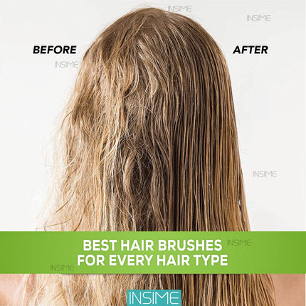 INSIME Wooden hair brush for Women & Men