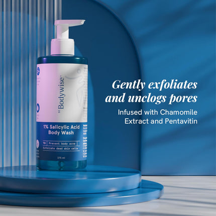 Be Bodywise 1% Salicylic Acid Body Wash 375 ml