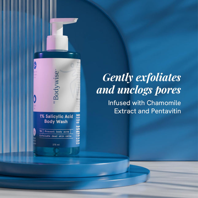 Be Bodywise 1% Salicylic Acid Body Wash 375 ml