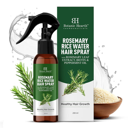 Botanic Hearth Rosemary Rice Water Spray for Hair Growth -200ml